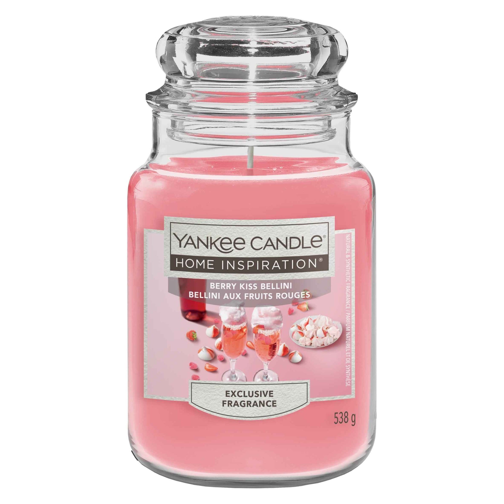 YANKEE Berry Kiss Bellini Large Jar 538g