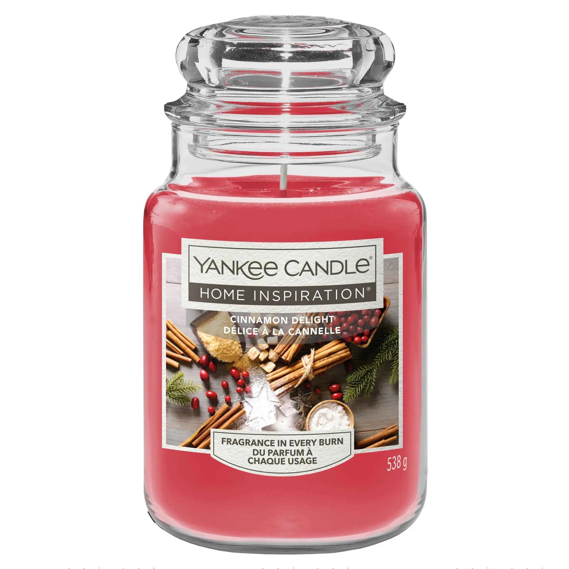 YANKee CANDLe Large Jar Cinnamon Delight 538g
