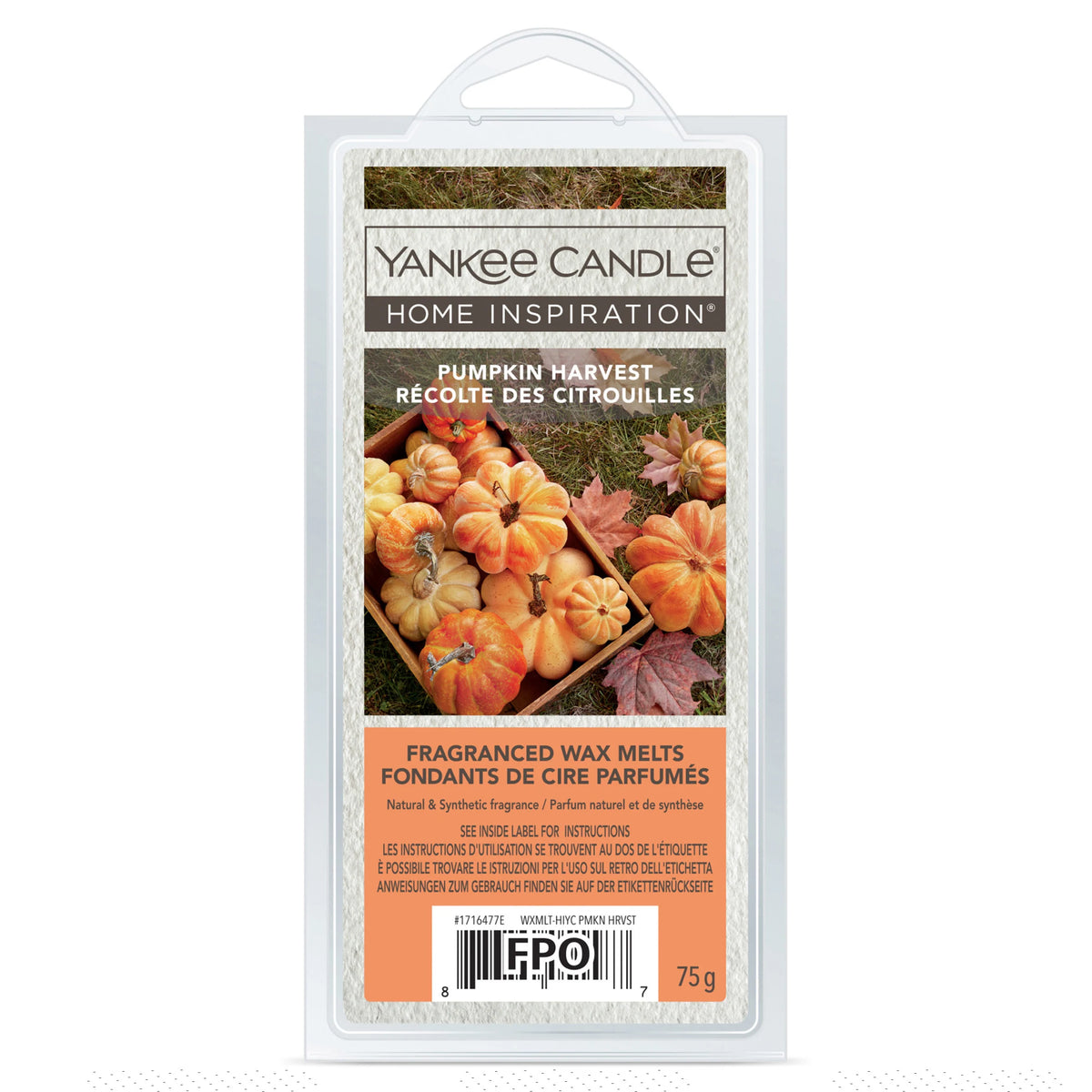 Yankee Candle Pumpkin Harvest 6 Wax Melts 75G — image 1