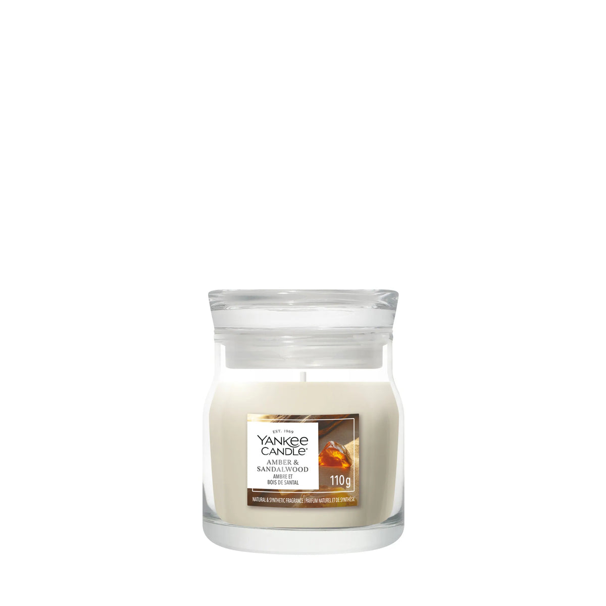 Yankee Candle Signature Amber and Sandalwood Small Candle 110g — image 1