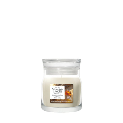 Yankee Candle Signature Amber and Sandalwood Small Candle 110g — image 1