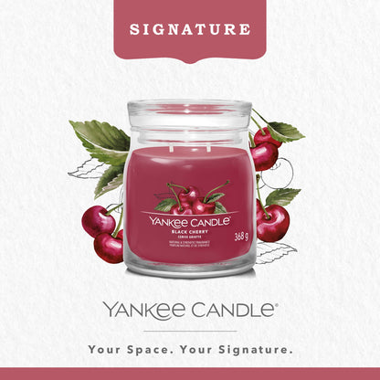 Yankee Candle Signature Black Cherry Medium Candle 368g — image 2