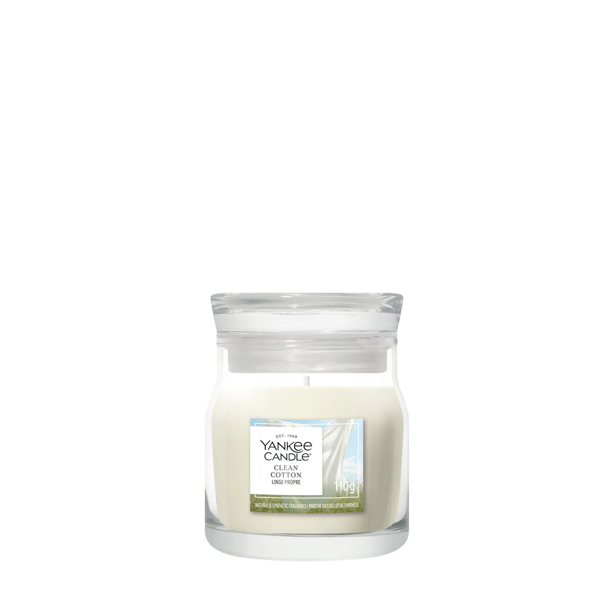Yankee Candle Signature Clean Cotton Small Candle 110g — image 1