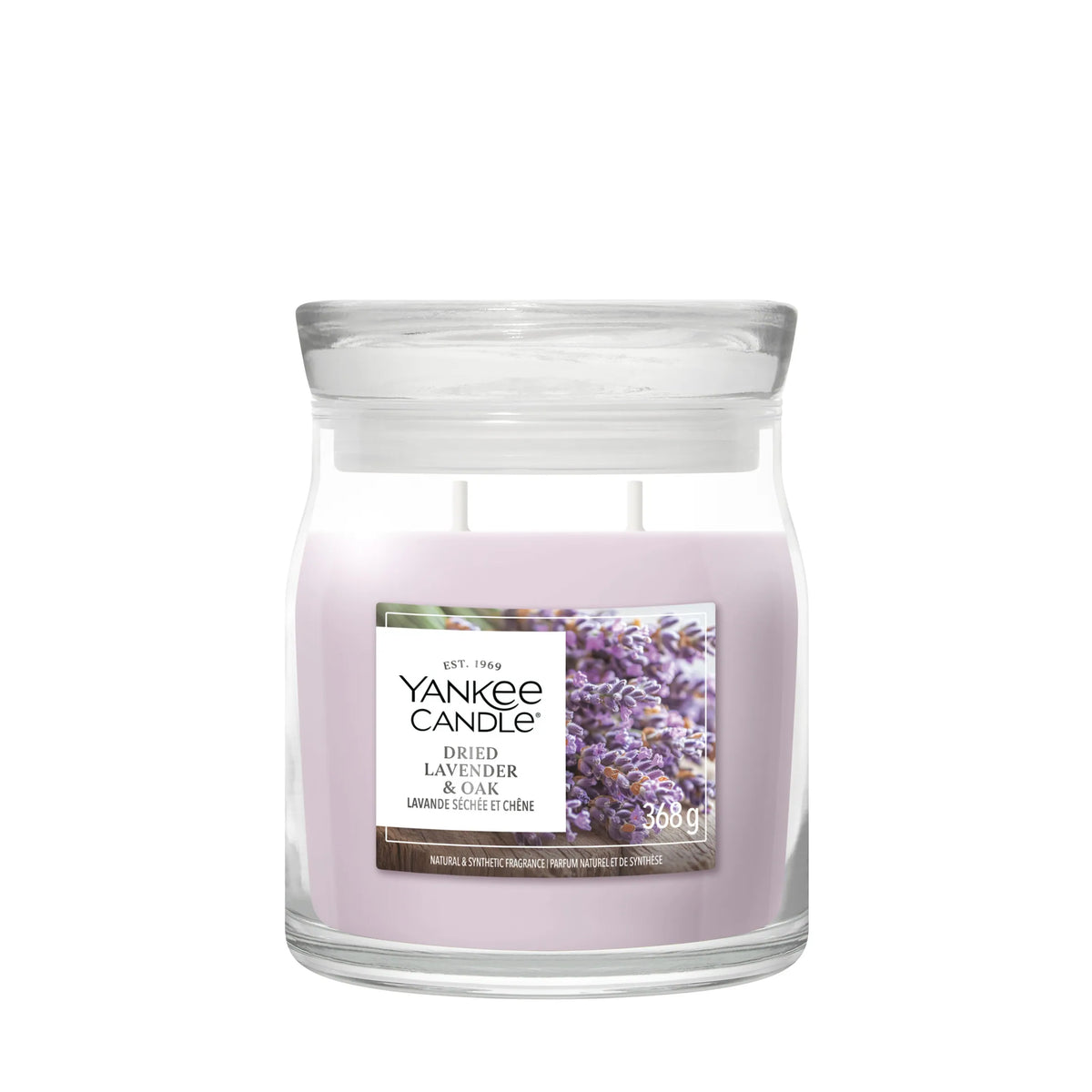 Yankee Candle Signature Dried Lavender & Oak Medium Jar 368g — image 1
