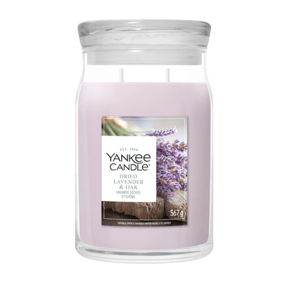 Yankee Candle Signature Large Jar Dried Lavender & Oak 567g — image 1