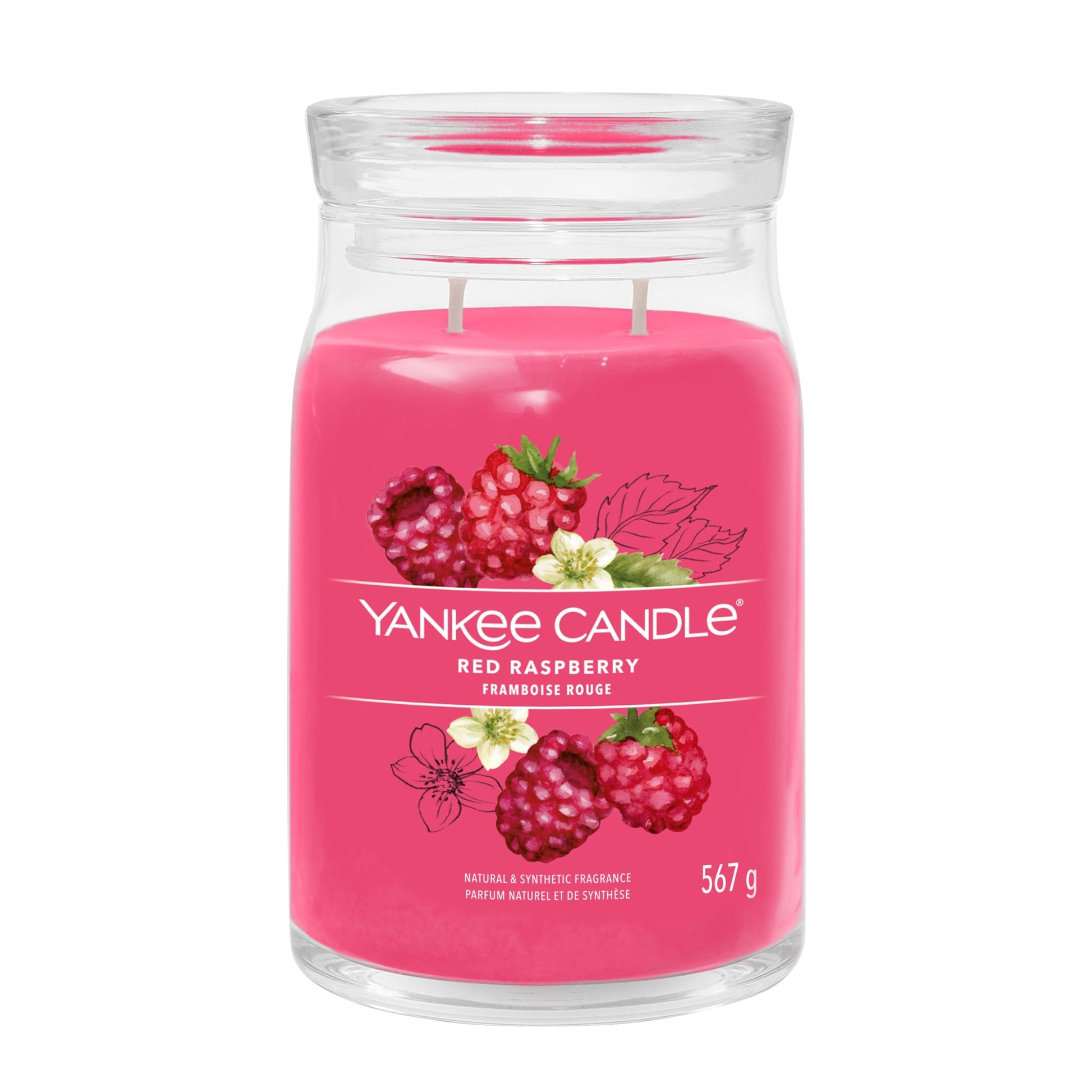 Yankee Candle Signature Large Jar Red Raspberry 567g — image 1