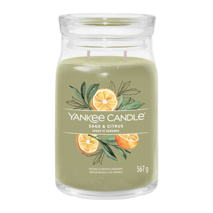 Yankee Candle Signature Large Jar Sage & Citrus 567g — image 1