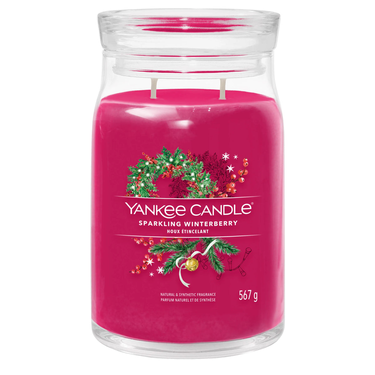 Yankee Candle Signature Large Jar Sparkling Winterberry 567g — image 1