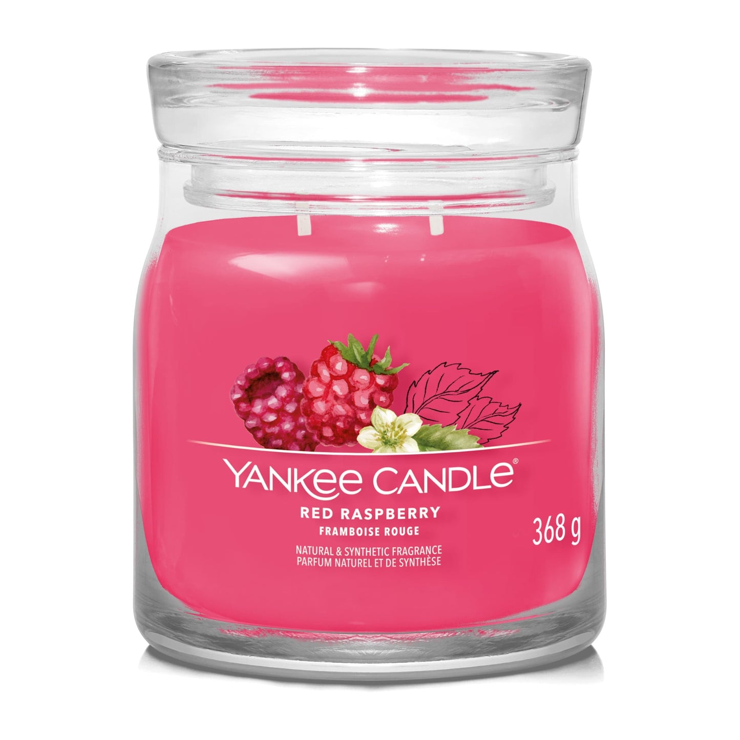 Yankee Candle Signature Medium Jar Red Raspberry 368g — image 1