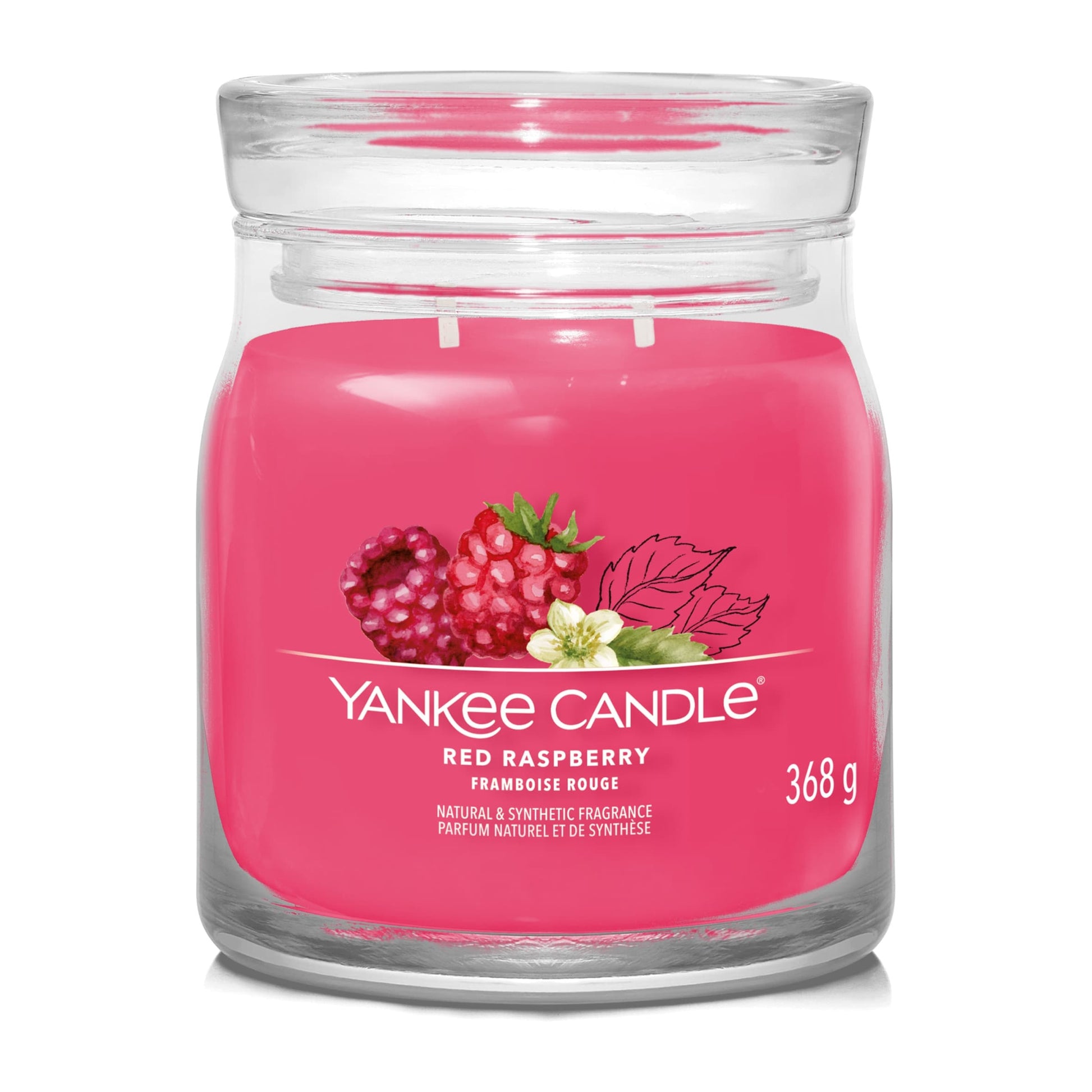 Yankee Candle Signature Medium Jar Red Raspberry 368g — image 1