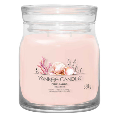 YANKee CANDLe Signature Pink Sands Medium Jar Candle 368g