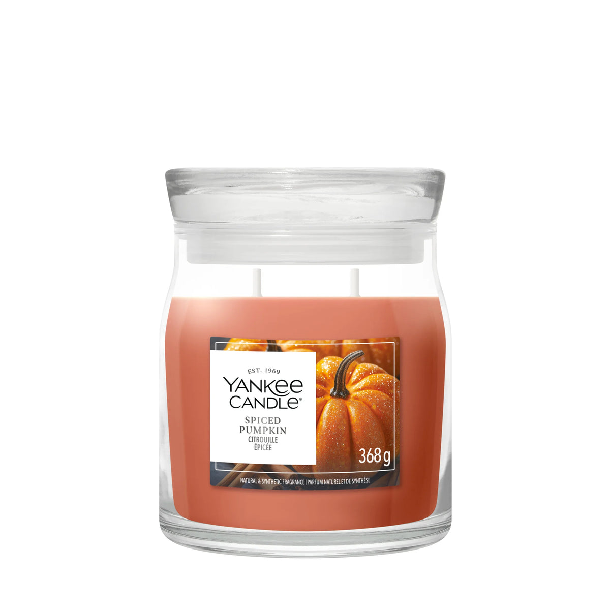 Yankee Candle Signature Spiced Pumpkin Medium Jar 368g — image 1