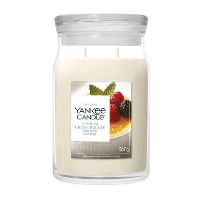 Yankee Candle Signature Vanilla Crème Brulee Large Jar 567G — image 1