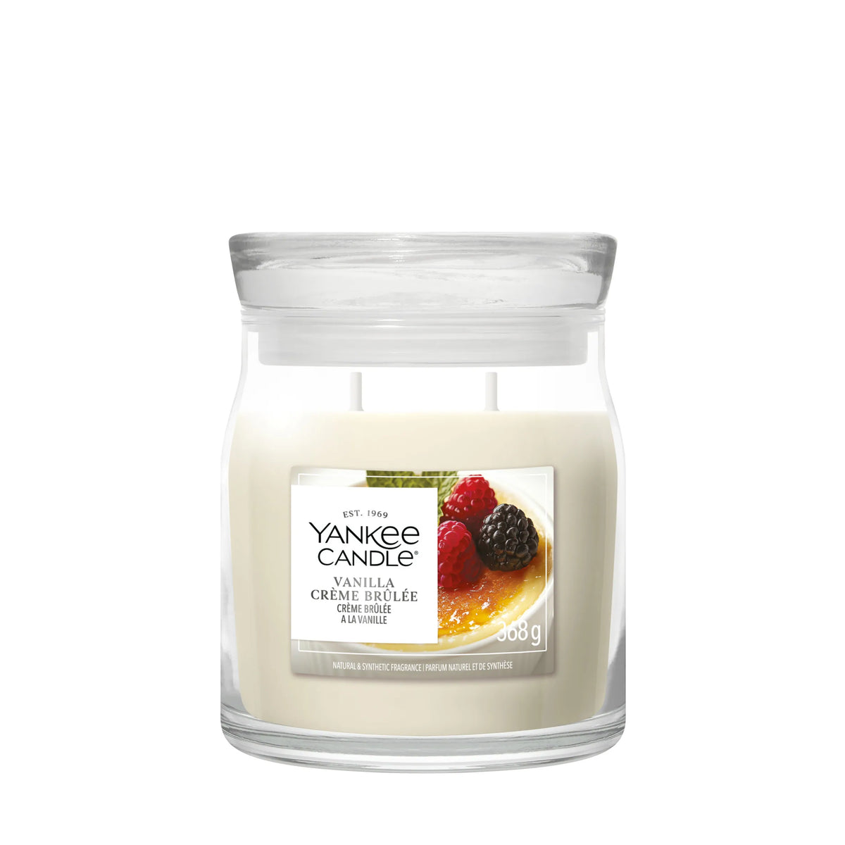 Yankee Candle Signature Vanilla Crème Brulee Medium Jar 368g — image 1