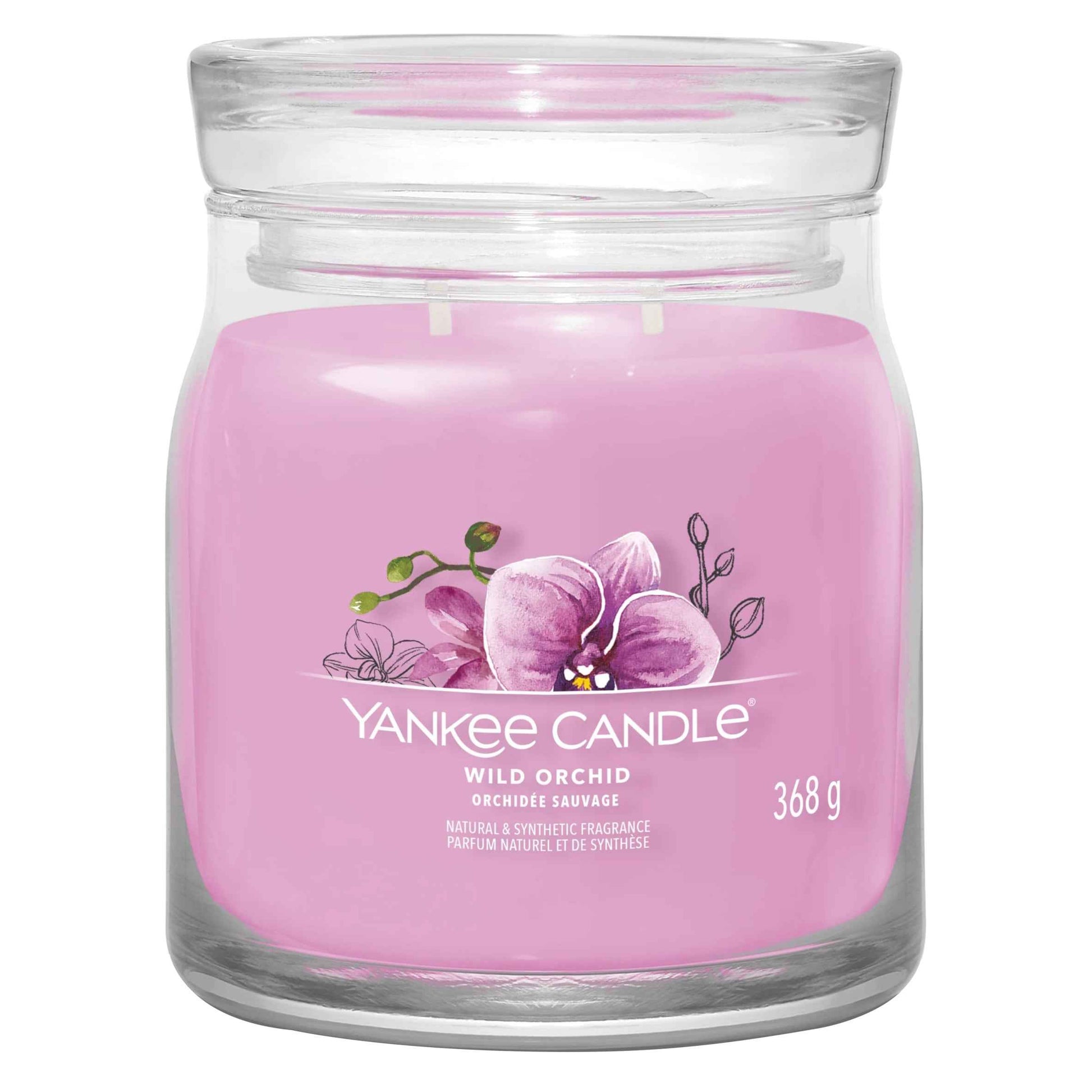 YANKee CANDLe Signature Wild Orchid Medium Jar 368g
