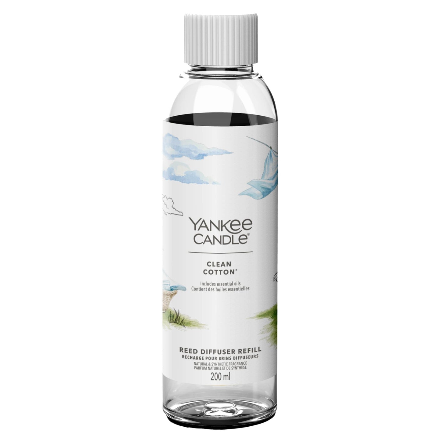 Yankee Classic Clean Cotton Reed Diffuser Refill 200ML — image 1