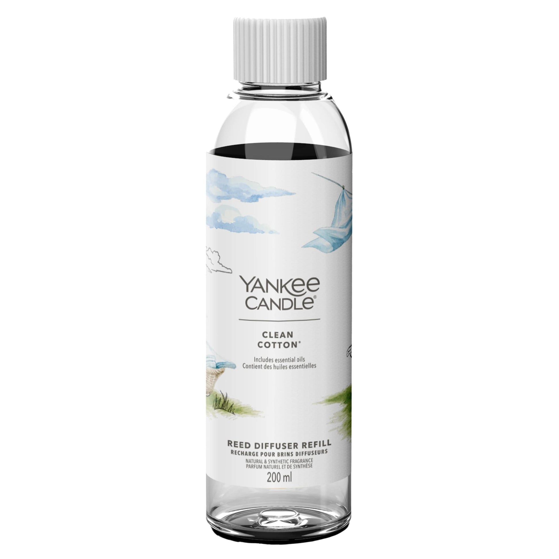 Yankee Classic Clean Cotton Reed Diffuser Refill 200ML — image 1