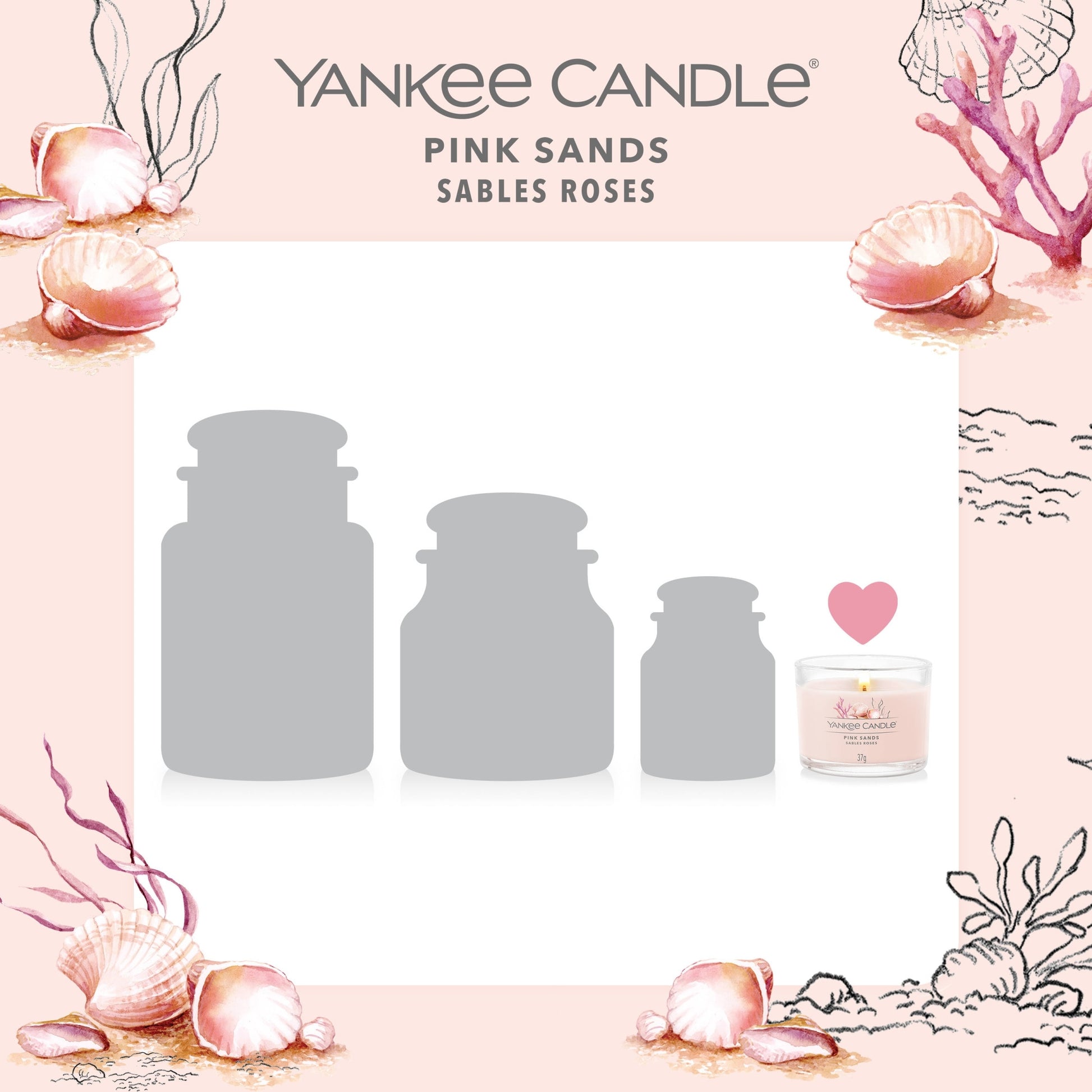 Yankee Pink Sands Filled Votive 37g — image 3
