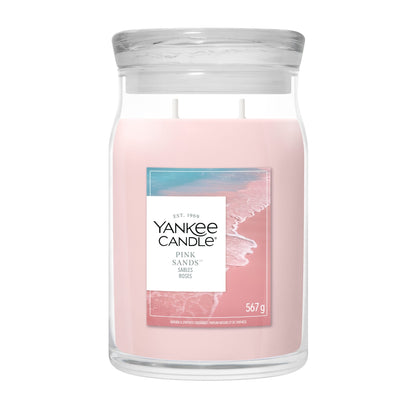 Yankee Signature Pink Sands Large Jar Candle 567g — image 1