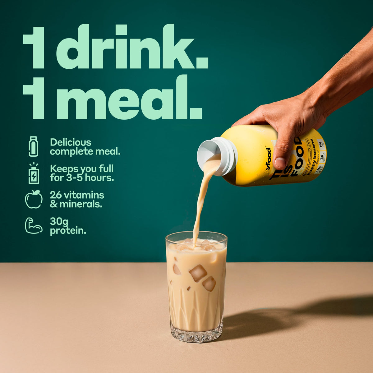 yfood Ready to Drink Complete Meal Happy Banana 500ml — image 2