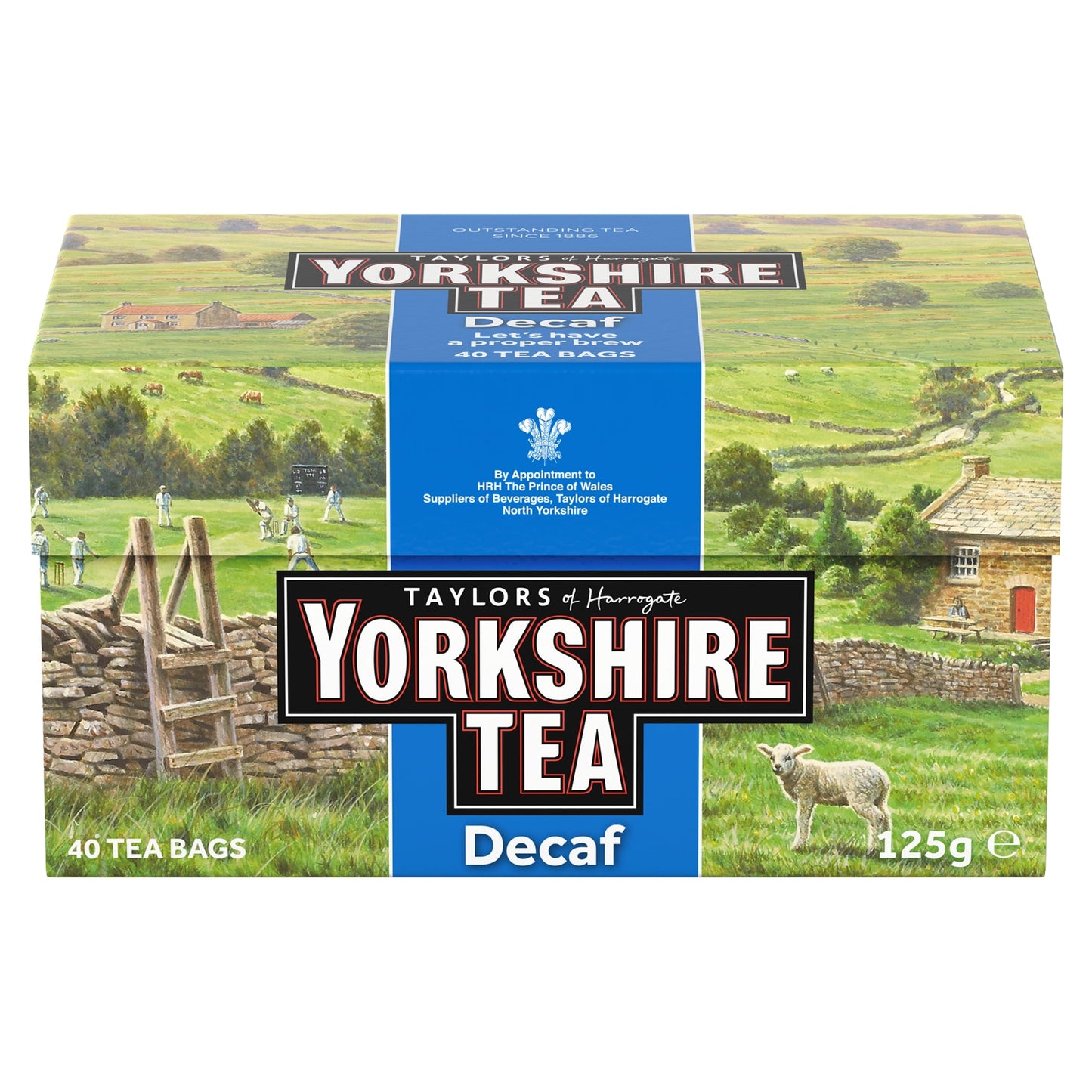 Yorkshire Tea Decaf 40 Tea Bags 125g — image 1