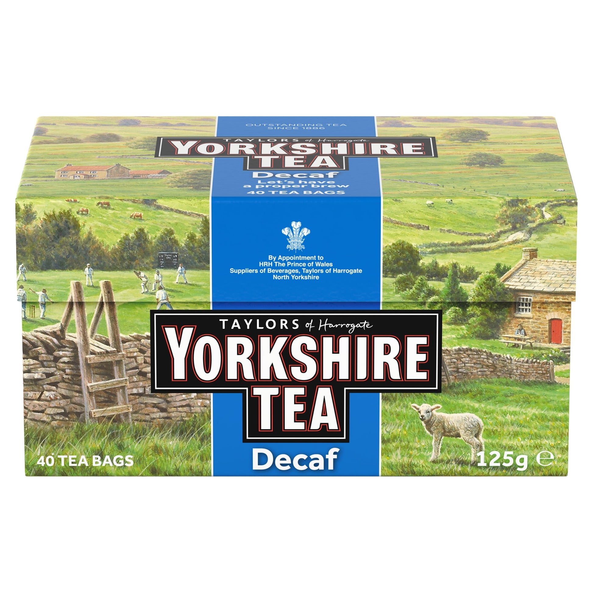 Yorkshire Tea Decaf 40 Tea Bags 125g — image 1