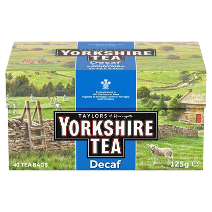 Yorkshire Tea Decaf 40 Tea Bags 125g — image 1