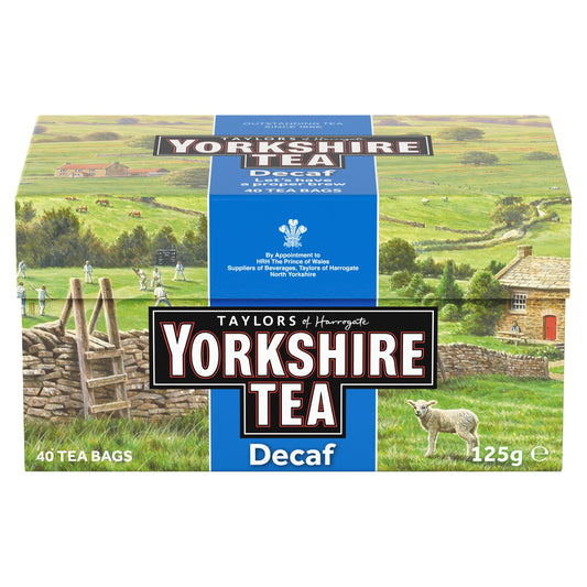 Yorkshire Tea Decaf 40 Tea Bags 125g — image 1