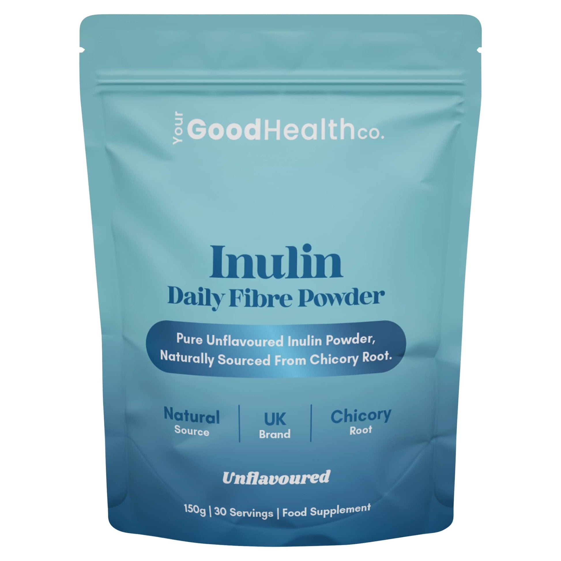 Your Good Health Co. Unflavoured Inulin Powder 150g — image 1