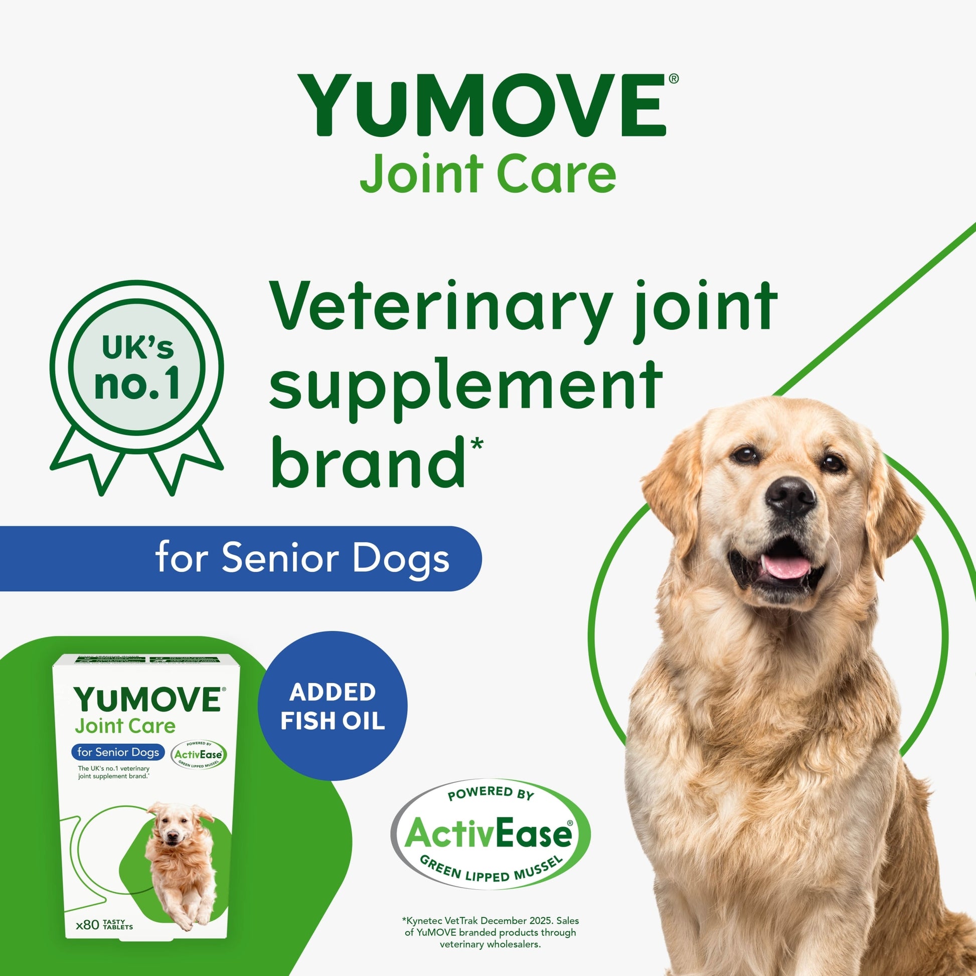 YuMove Joint Care Senior Dog 80 Tablets 76g — image 3