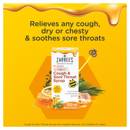 Zarbee's Children's Sore Throat & Cough Syrup 2+ Years 100ml — image 2