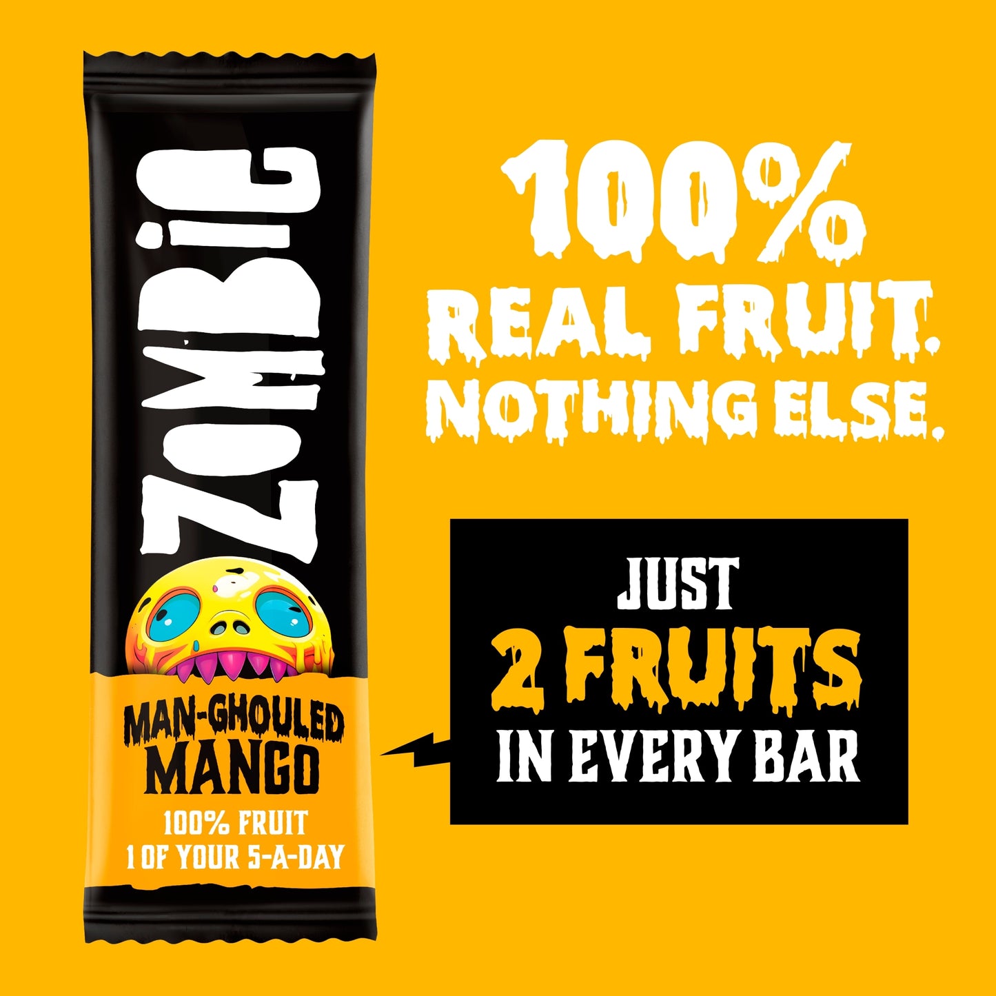 Zombie Mango Fruit Snack Bar Multipack 4x25g — image 2