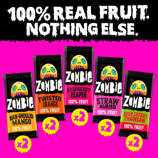 ZOMBIE Mini Fruit Snack Bar Variety Multipack 10x13g 10x13g pack shot