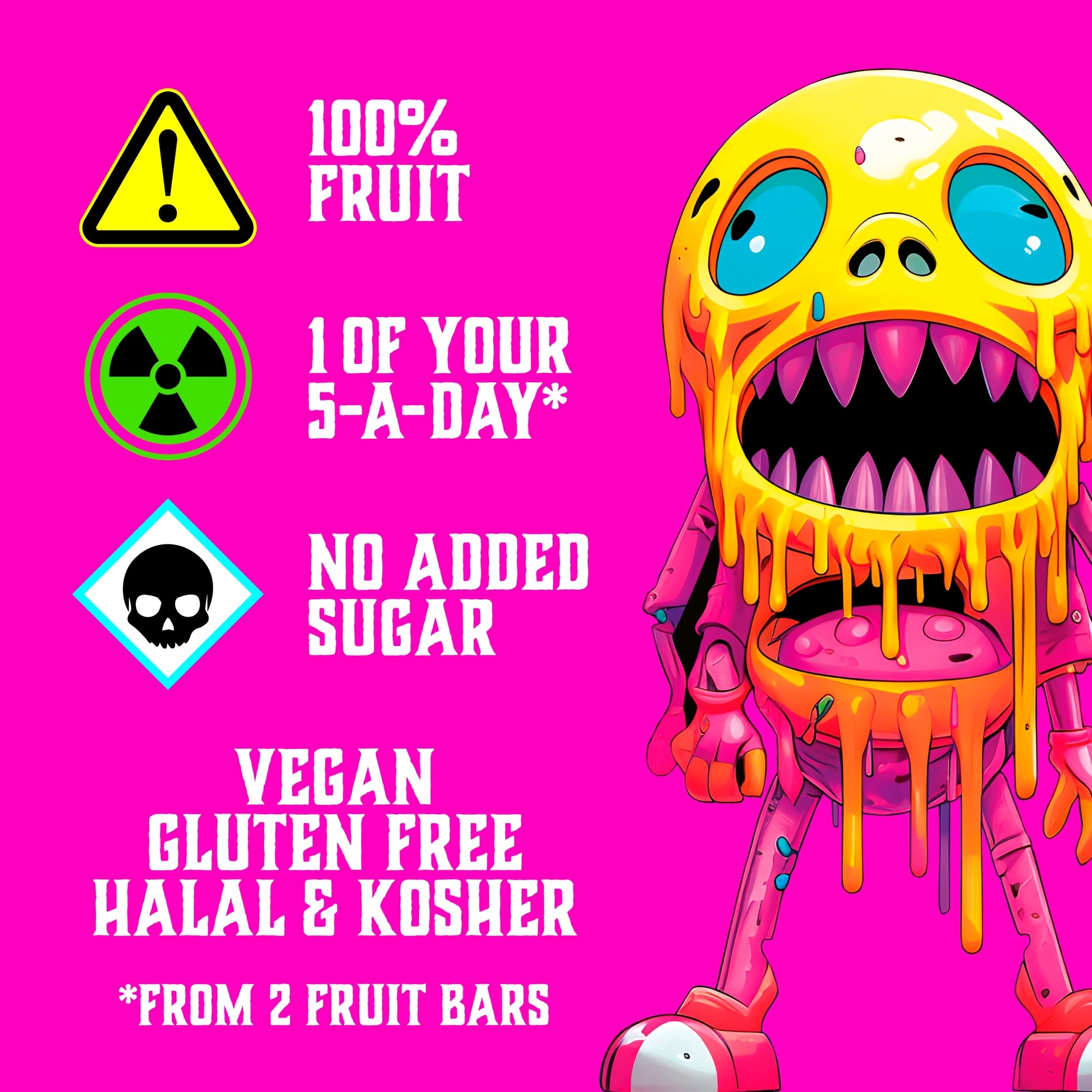Zombie Mini Fruit Snack Bar Variety Multipack 10x13g — image 3
