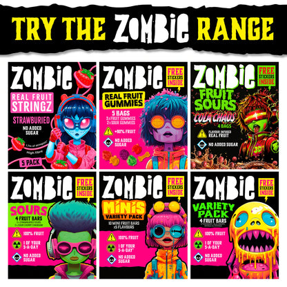 Zombie Real Fruit Stringz Strawberry No Added Sugar 5x20g — image 5