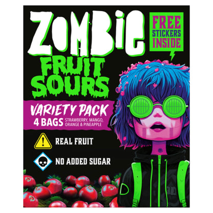 Zombie Sour Fruits Variety Multipack 4x20g — image 1