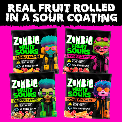 Zombie Sour Fruits Variety Multipack 4x20g — image 2