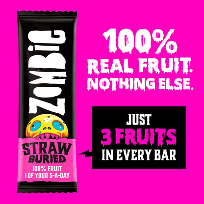 Zombie Strawberry Fruit Snack Bar Multipack 4x25g — image 2