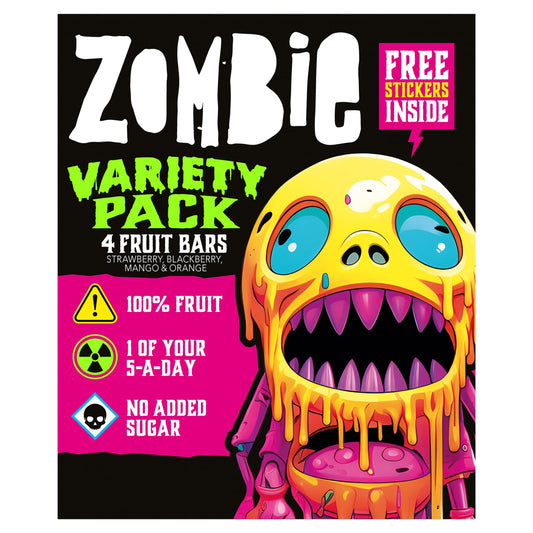 Zombie Variety Fruit Snack Bar Multipack 4x25g — image 1